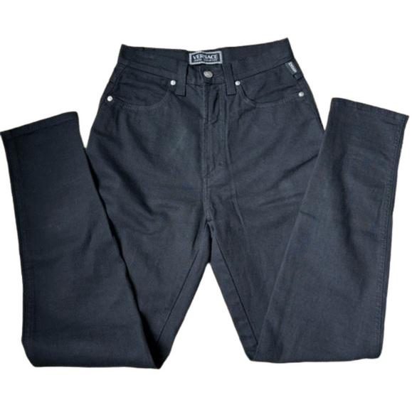 Versace jeans women’s stretch black pants | size 27 - Picture 1 of 13